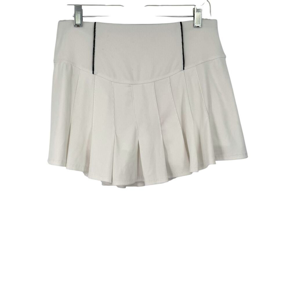 Lucky in Love Women's M 8-10 Wave Pique Pleated Tennis Skirt Pickleball Sports